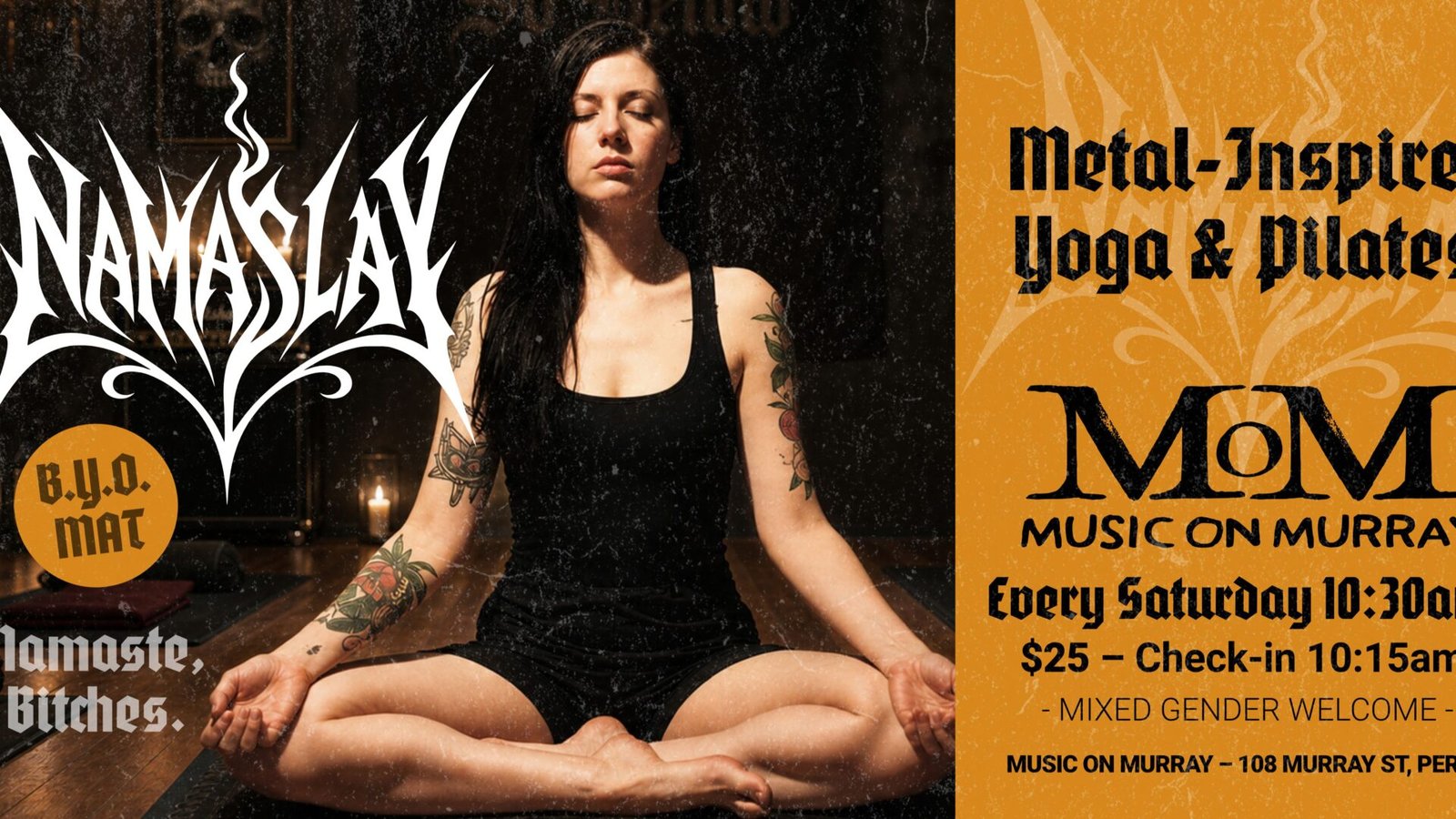 NamaSlay – MoMs Metal Yoga/Pilates