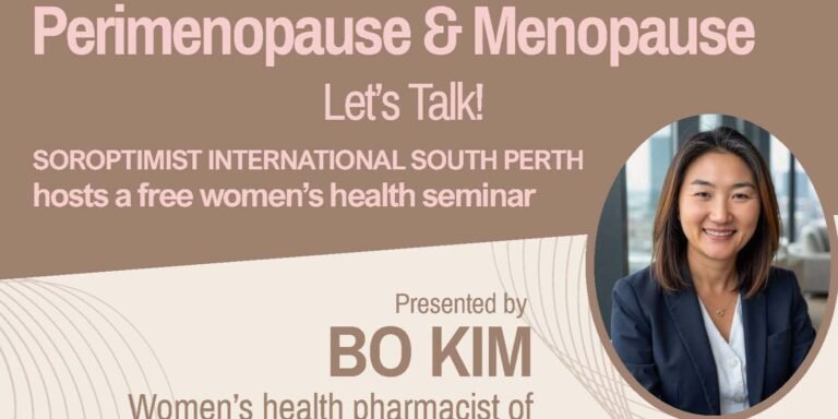 Perimenopause & Menopause: Let’s Talk – a seminar