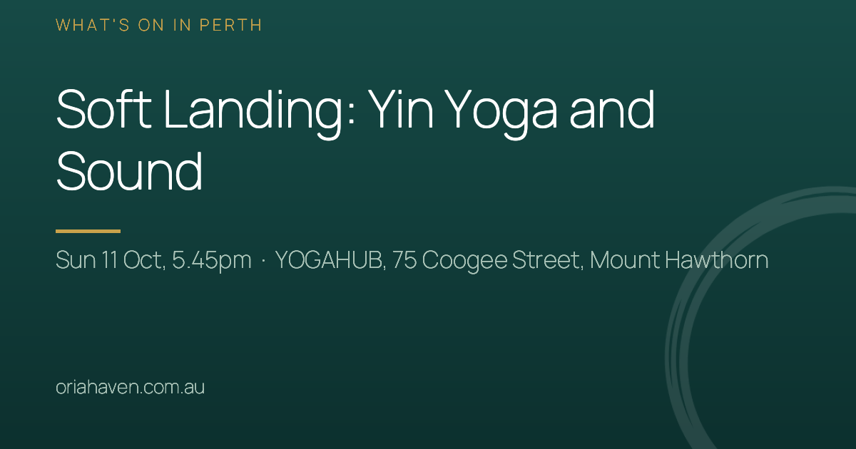 Share card for Soft Landing: Yin Yoga and Sound