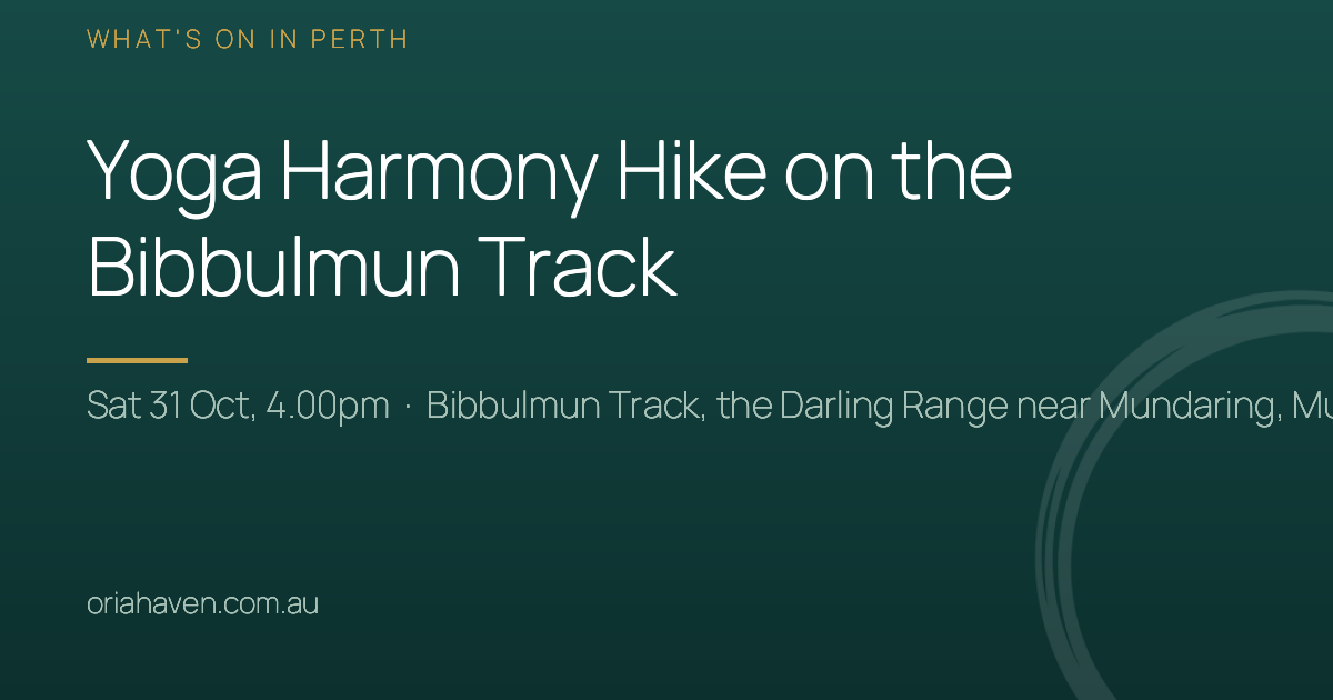 Share card for Yoga Harmony Hike on the Bibbulmun Track