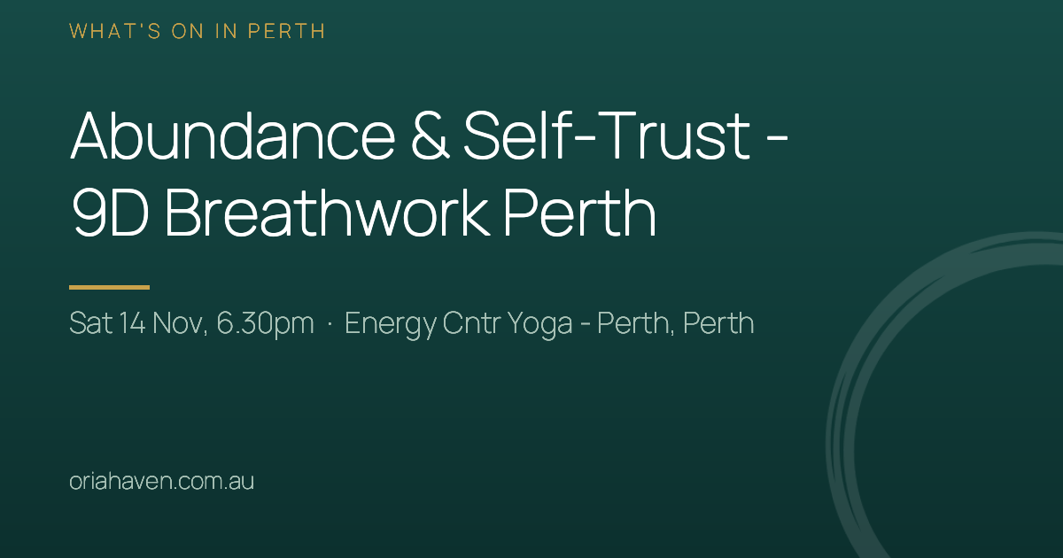 Share card for Abundance & Self-Trust – 9D Breathwork Perth