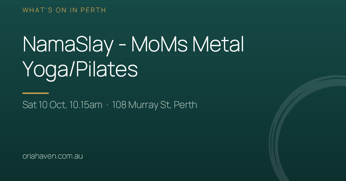 Share card for NamaSlay – MoMs Metal Yoga/Pilates