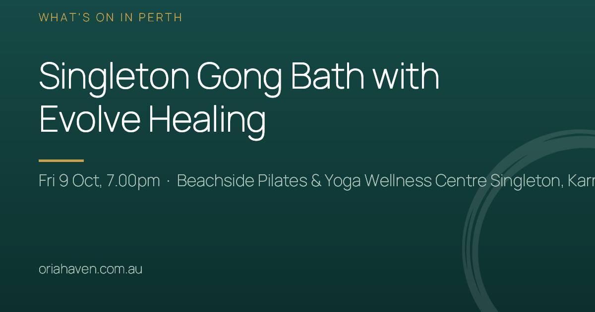 Share card for Singleton Gong Bath with Evolve Healing