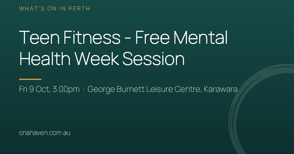 Share card for Teen Fitness – Free Mental Health Week Session