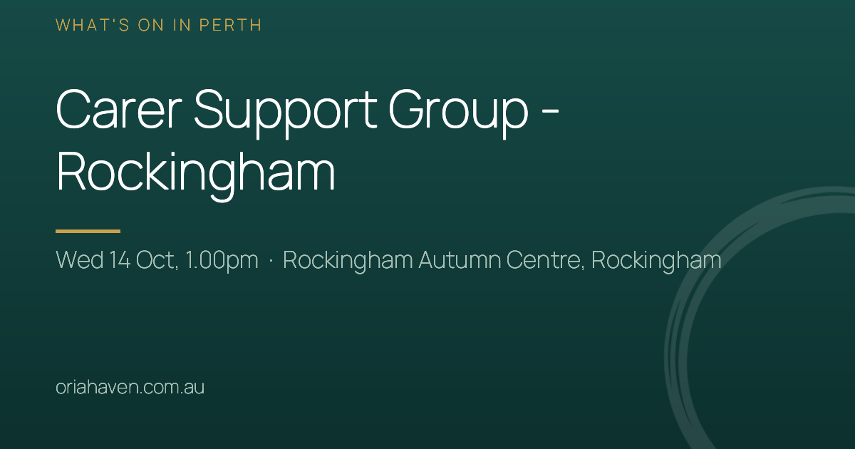 Share card for Carer Support Group – Rockingham