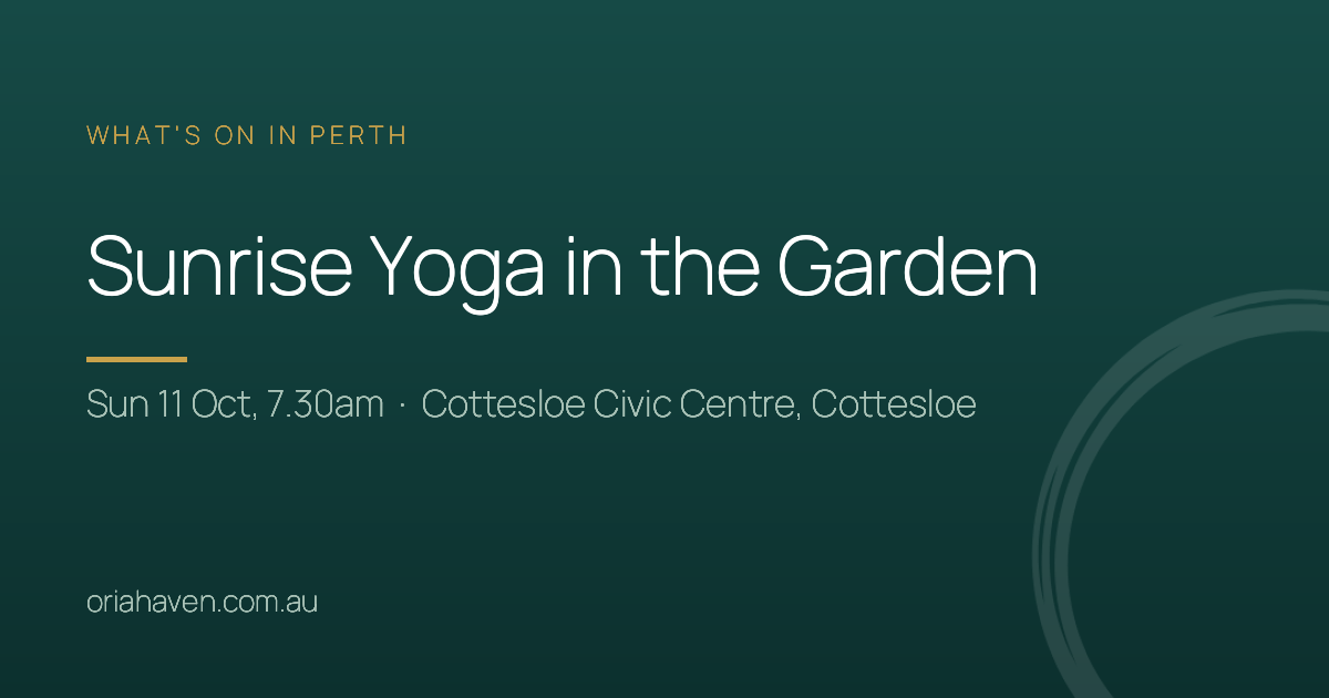 Share card for Sunrise Yoga in the Garden