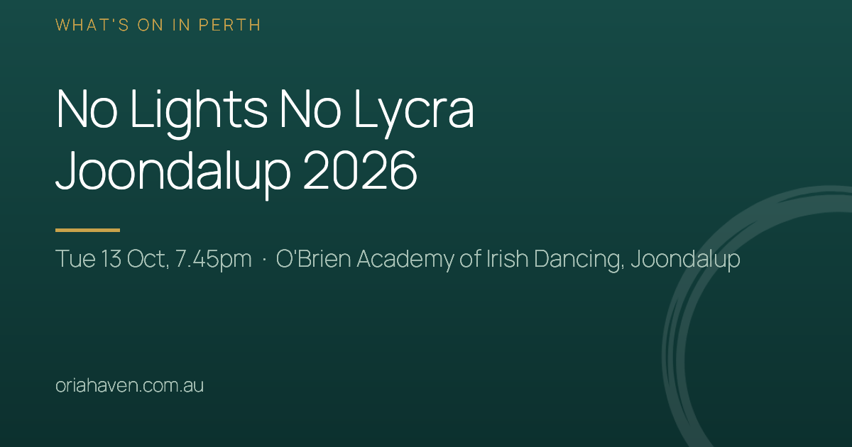 Share card for No Lights No Lycra Joondalup 2026