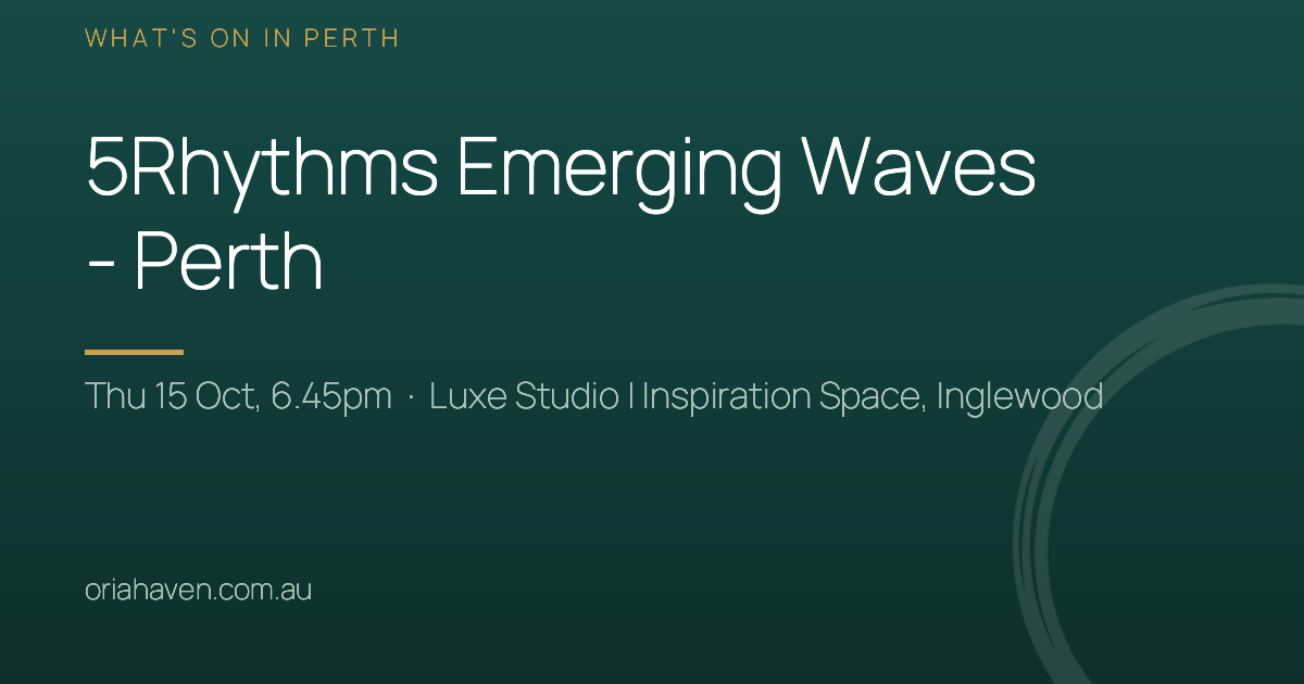 Share card for 5Rhythms Emerging Waves – Perth