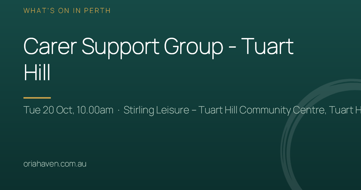 Share card for Carer Support Group – Tuart Hill
