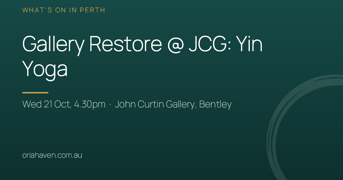 Share card for Gallery Restore @ JCG: Yin Yoga
