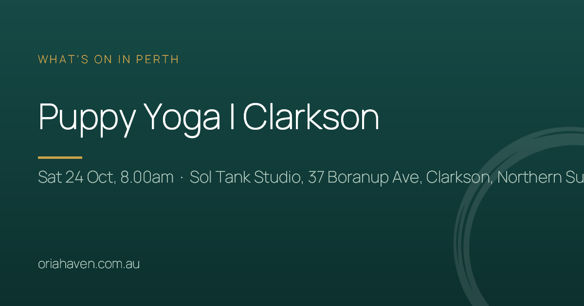 Share card for Puppy Yoga | Clarkson